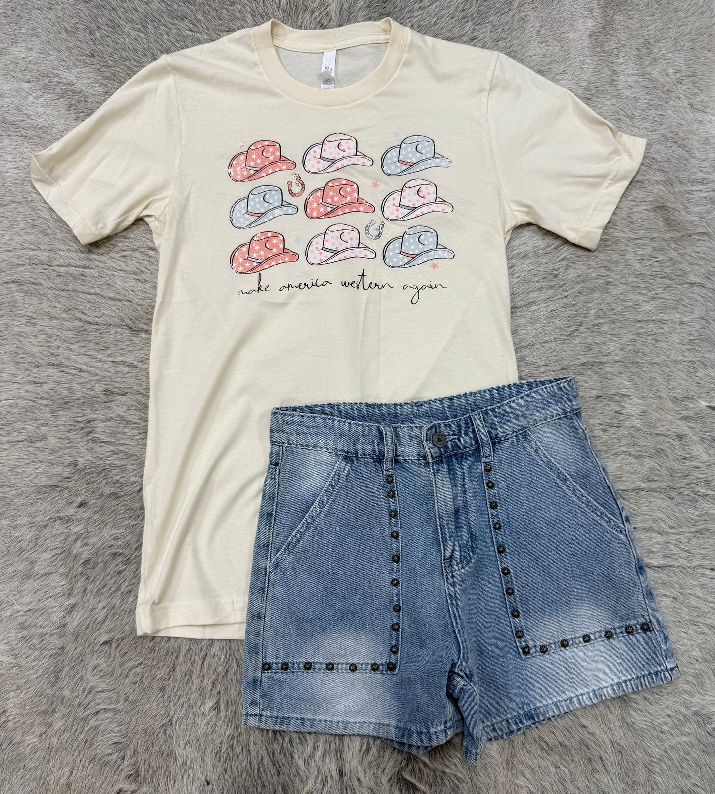 Pastel Patriotic Cowboy Hats