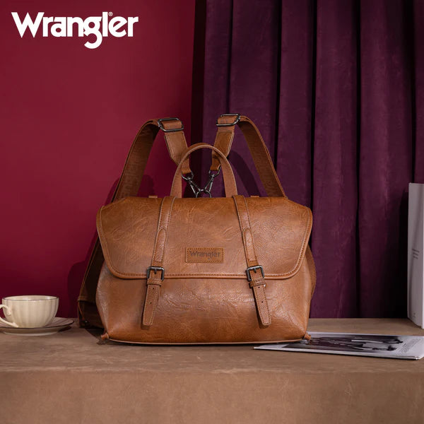 Wrangler Top Handle Carry Satchel/Laptop Bag/Backpack/Crossbody