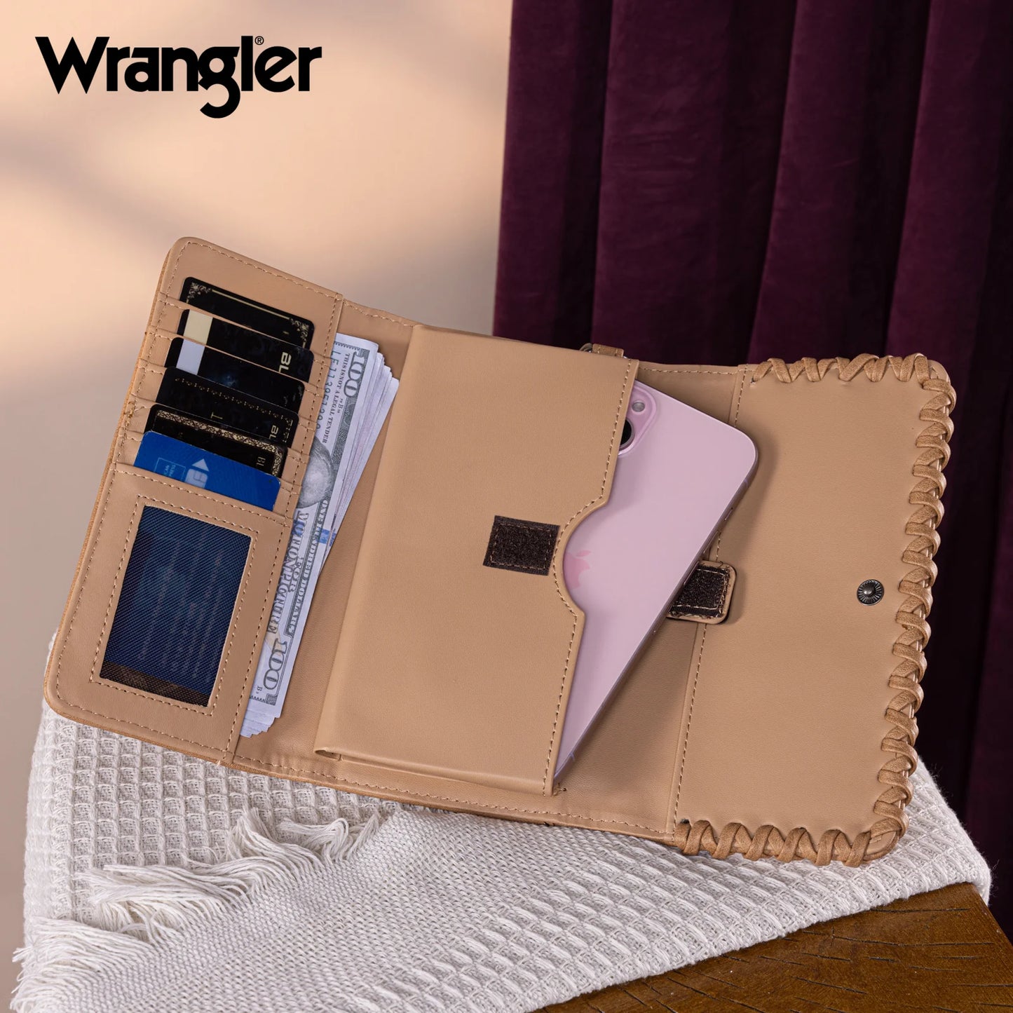 WRANGLER WHIPSTICK WRISTLET WALLET