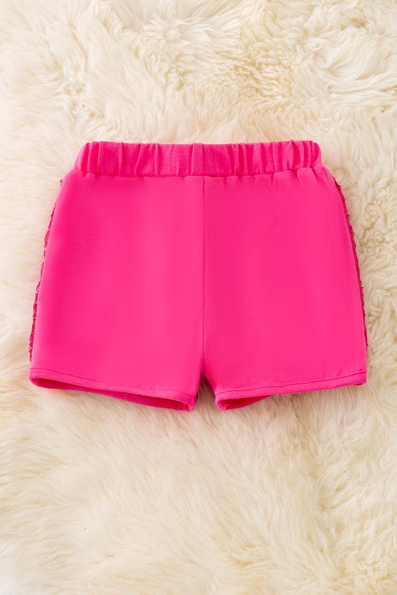 Girl front sequins shorts. Available in 3 colors. Sol