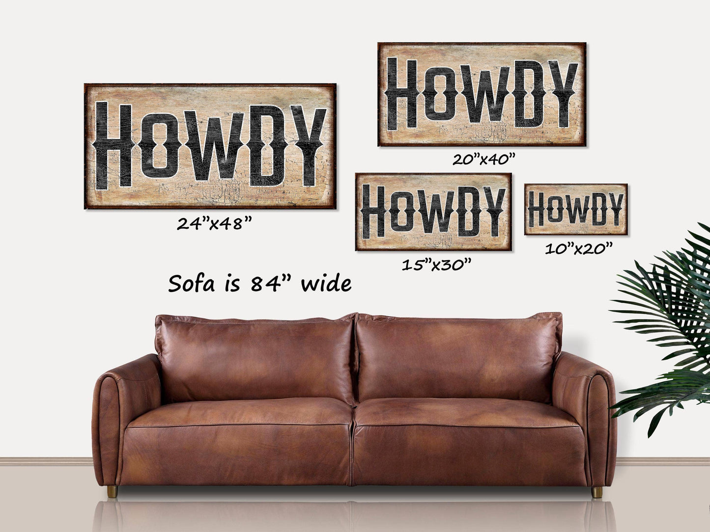 Western Typography Canvas Wall Art & Modern Farmhouse Decor