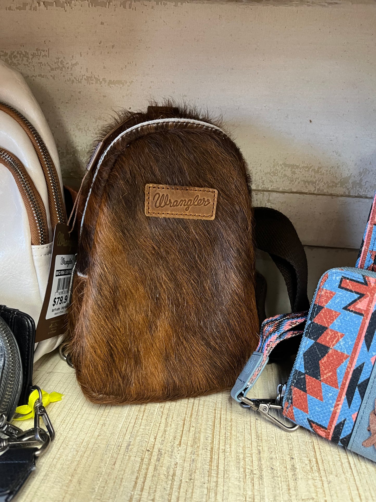 Cowhide Wrangler sling bag