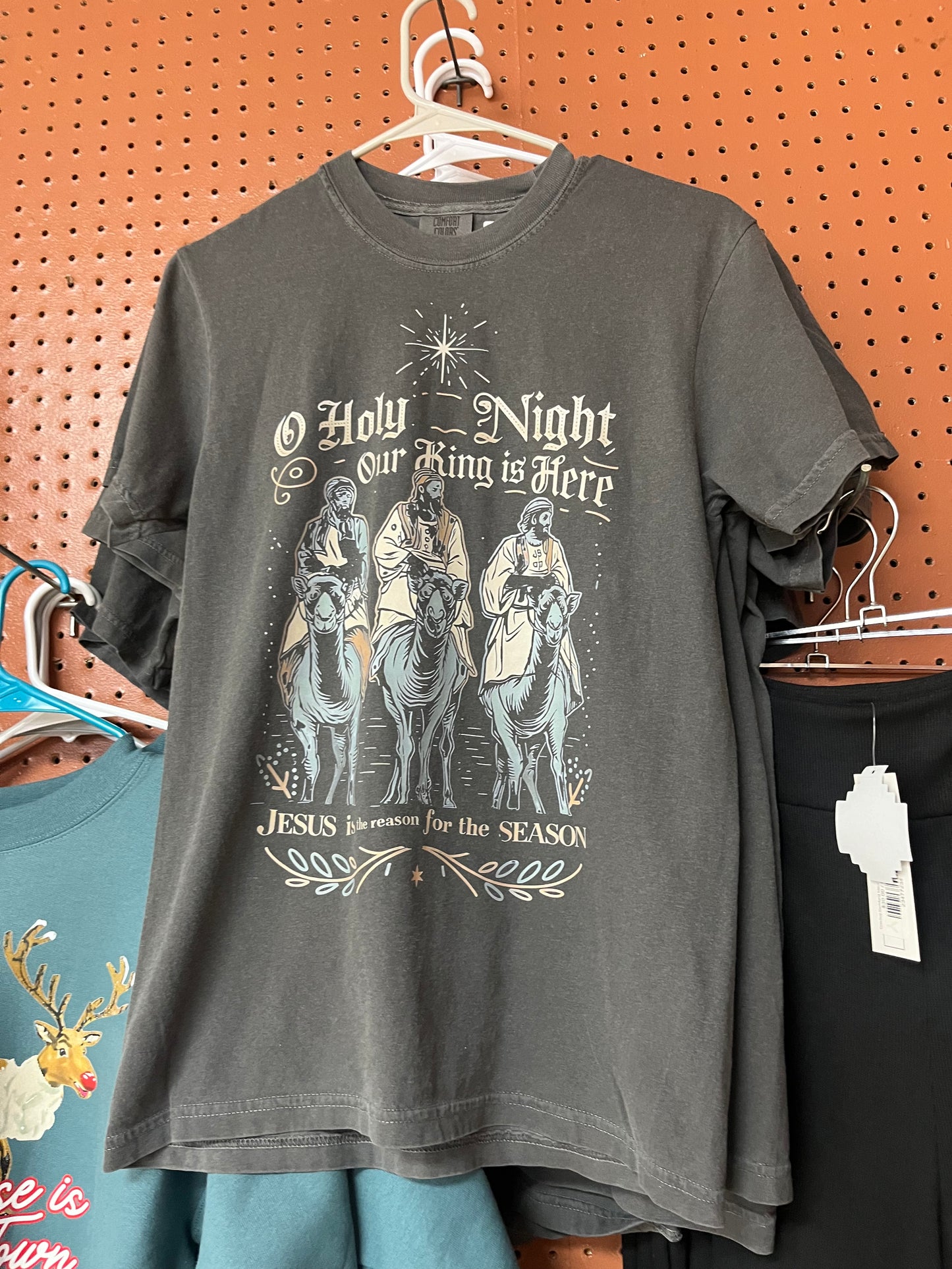 O Holy Night Comfort Colors tee