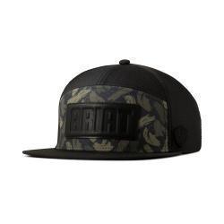 Ariat Mens Cap SnapBack Stroke Camo Black