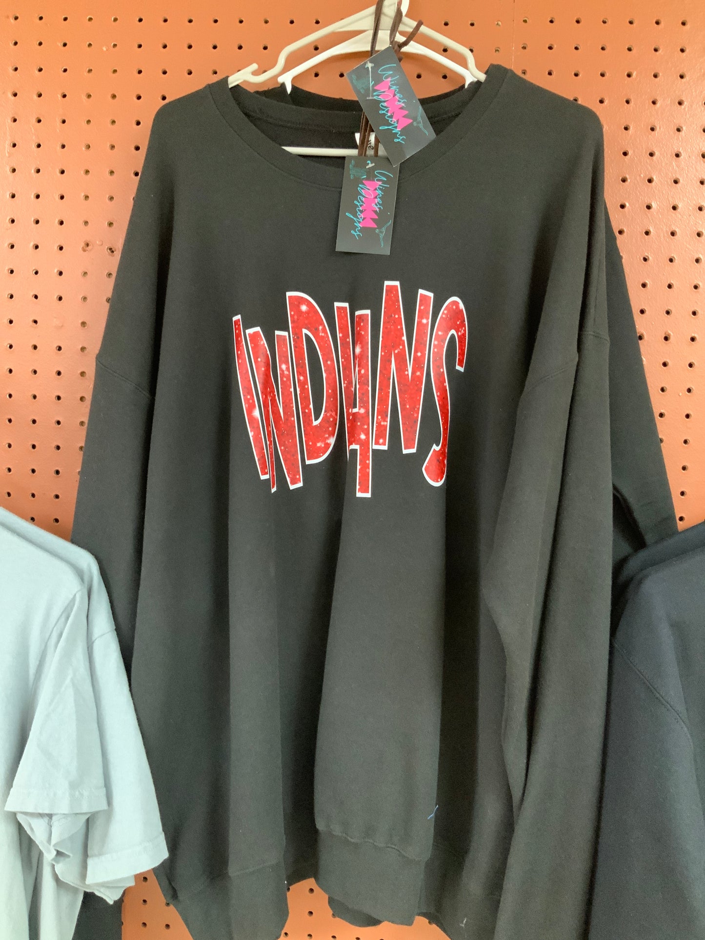 Indians faux glitter