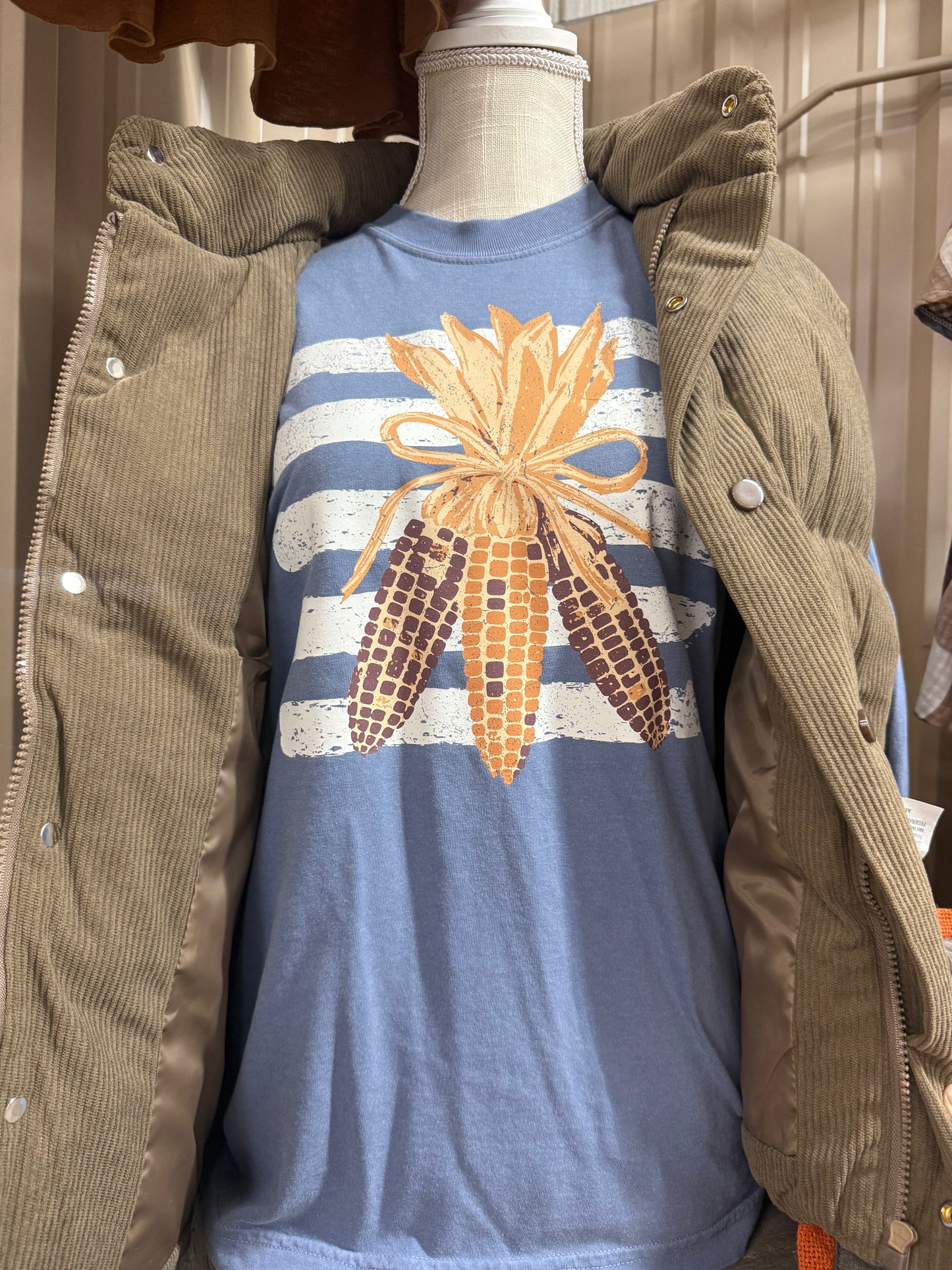 Indian Corn long sleeve tee