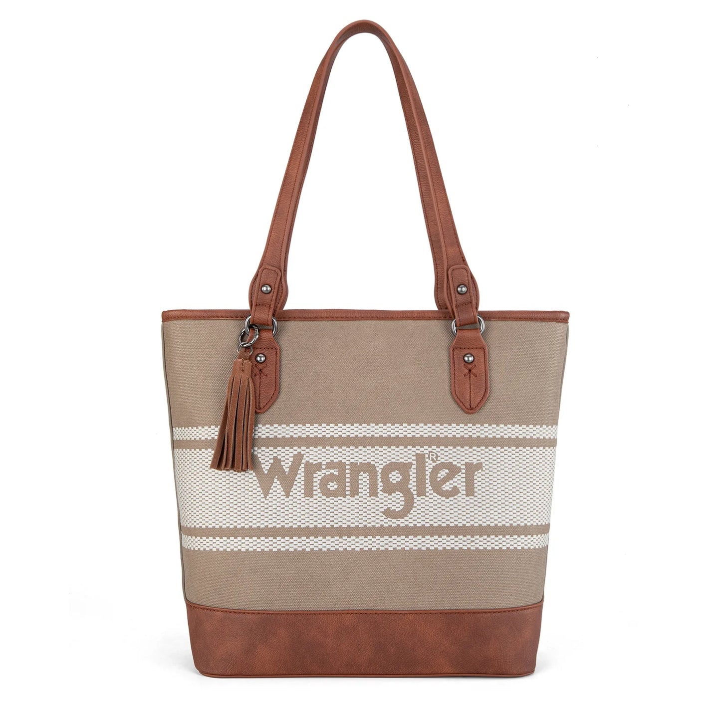Waxed Canvas Wrangler crossbody purse with shoulder straps