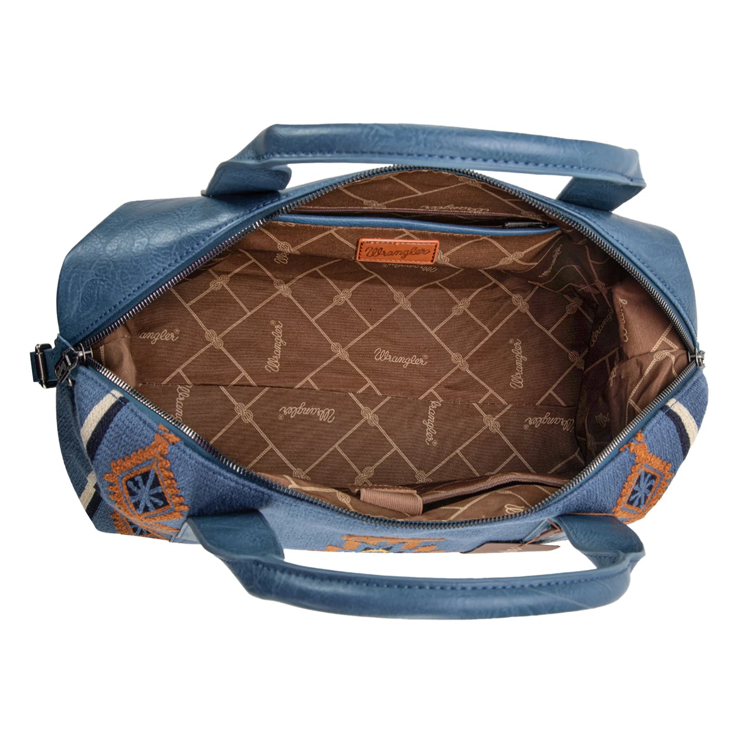 WRANGLER SOUTHWESTERN PRINT DUFFLE BAG