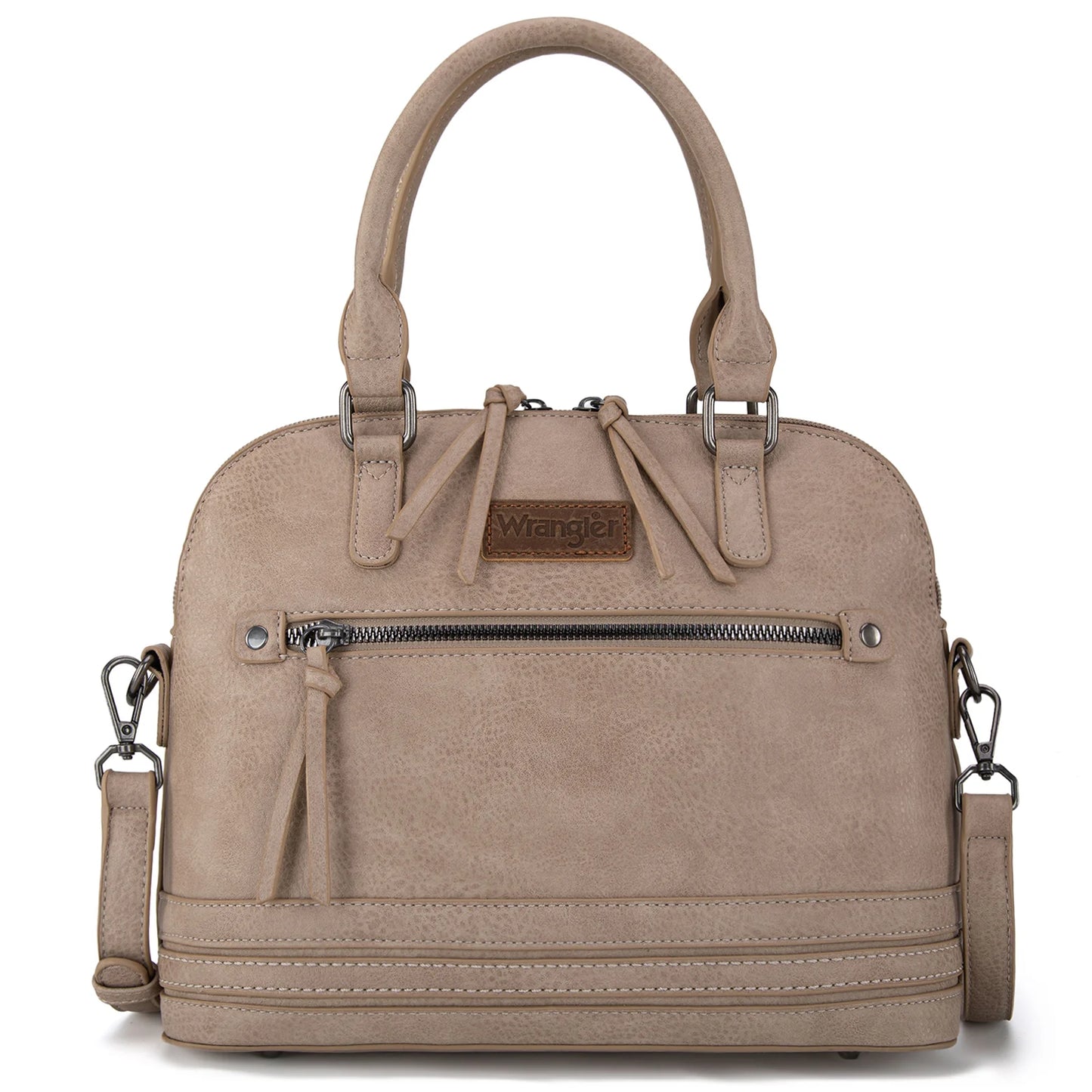 Wrangler Top Handle Classic Barrel Satchel Bag/Crossbody