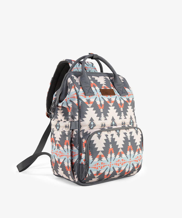 Wrangler Aztec Printed Diaper Bag