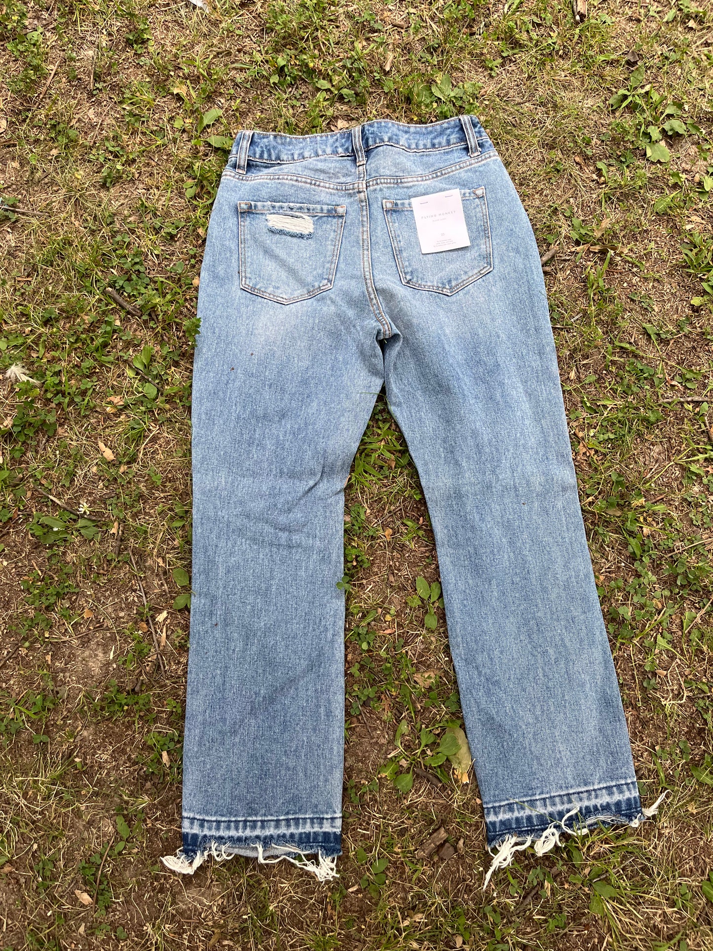 Flying monkey wide leg jeans - Wines'Designs