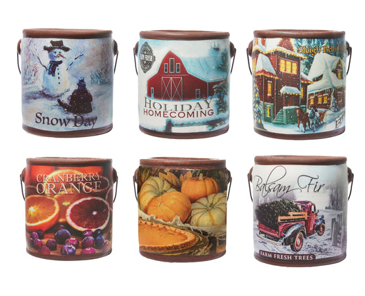 A Cheerful Giver - Mini Farm Fresh Candle Assortment (6oz) - Fall / Winter - Wines'Designs