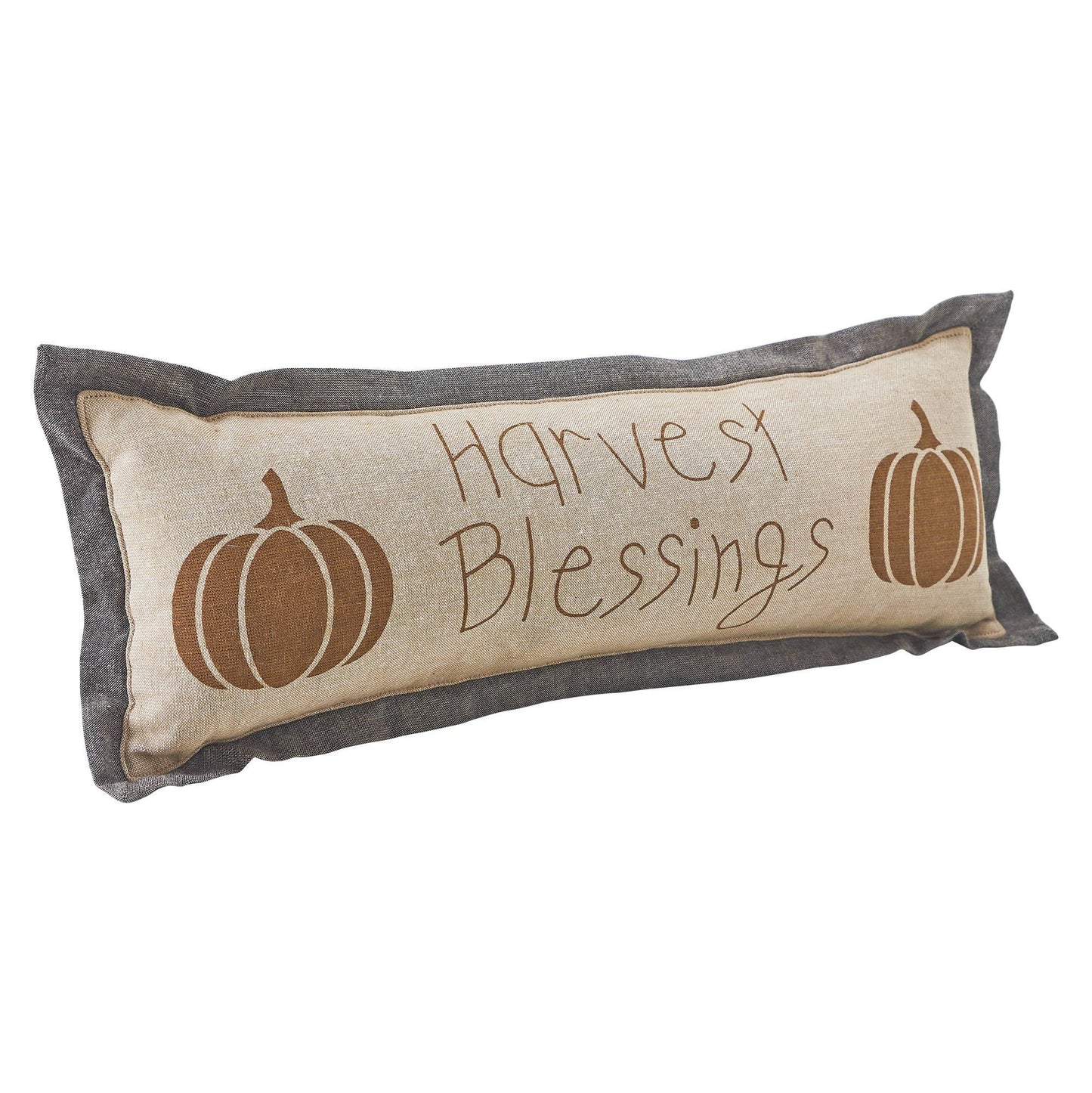 VHC Brands - Harvest Blessings Pumpkin Pillow 5x15 - Wines'Designs