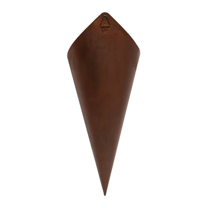 The Hearthside Collection - Cone Metal Wall Planter, Rusty - Wines'Designs