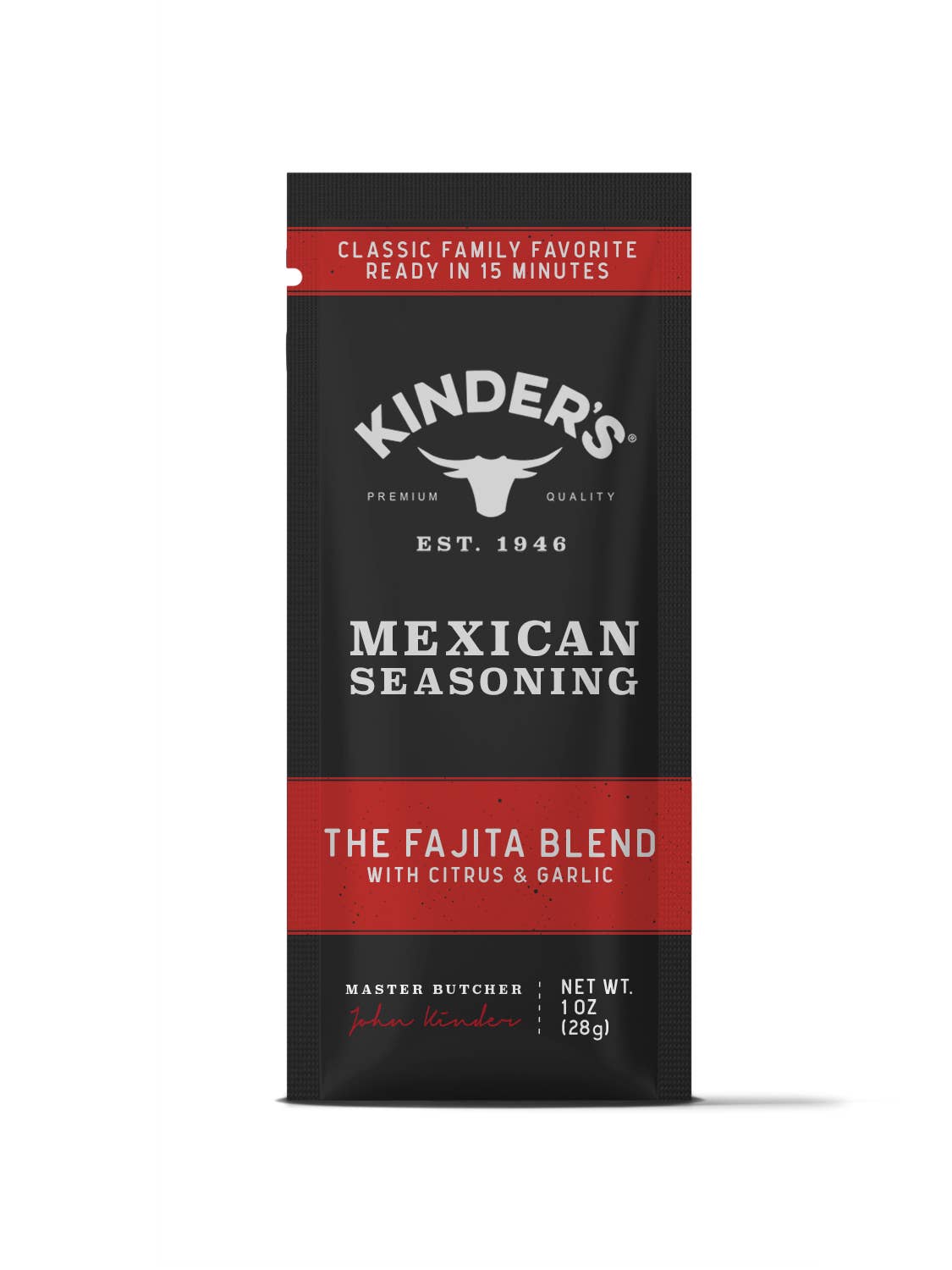 Kinder's Sauces & Seasonings - The Fajita Blend Seasoning 1.0oz - Wines'Designs