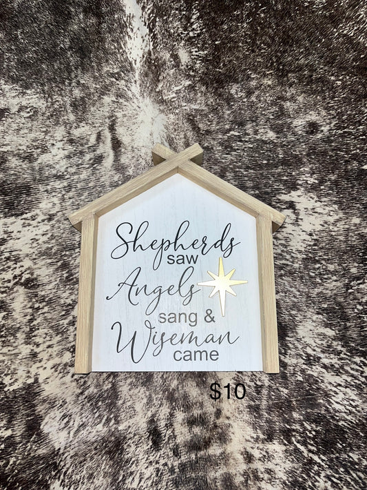 Shepherds saw barn sign - Wines'Designs