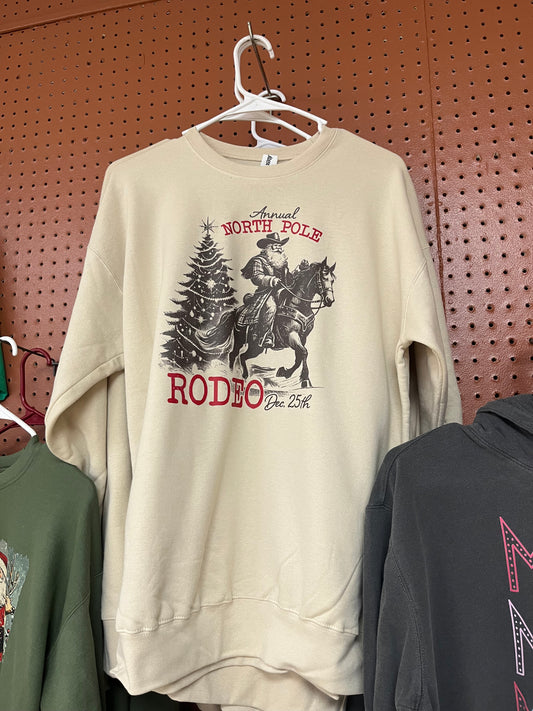 North Pole Rodeo sweatshirt