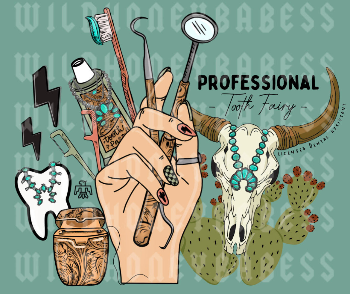 Professional tooth fairy - Wines'Designs