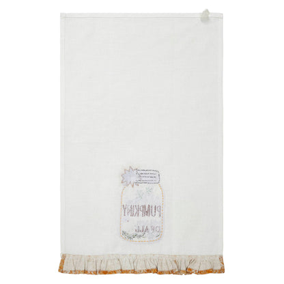 VHC Brands - Pumpkiny Season Tea Towel 19x28 - Wines'Designs