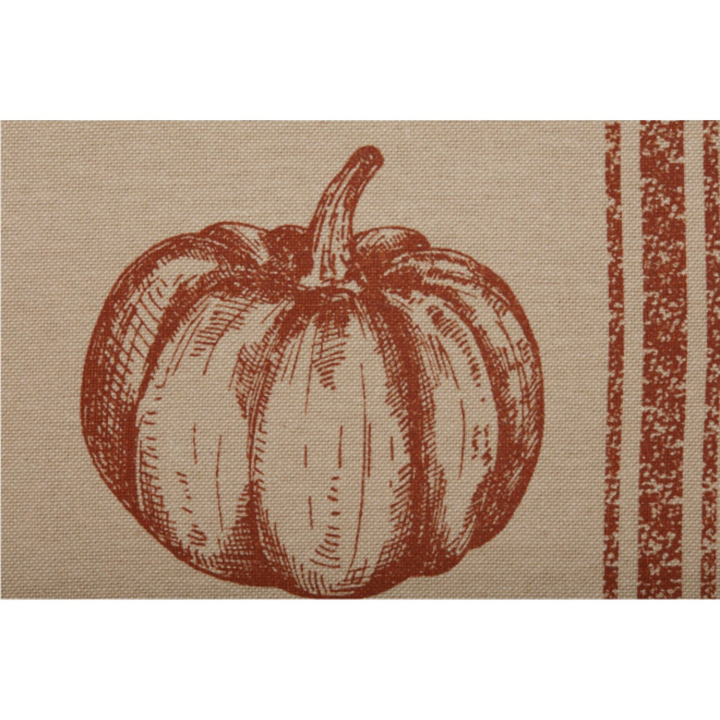 VHC Brands - Harvest Market Pumpkin Placemat Set of 4 18Lx12W - Wines'Designs