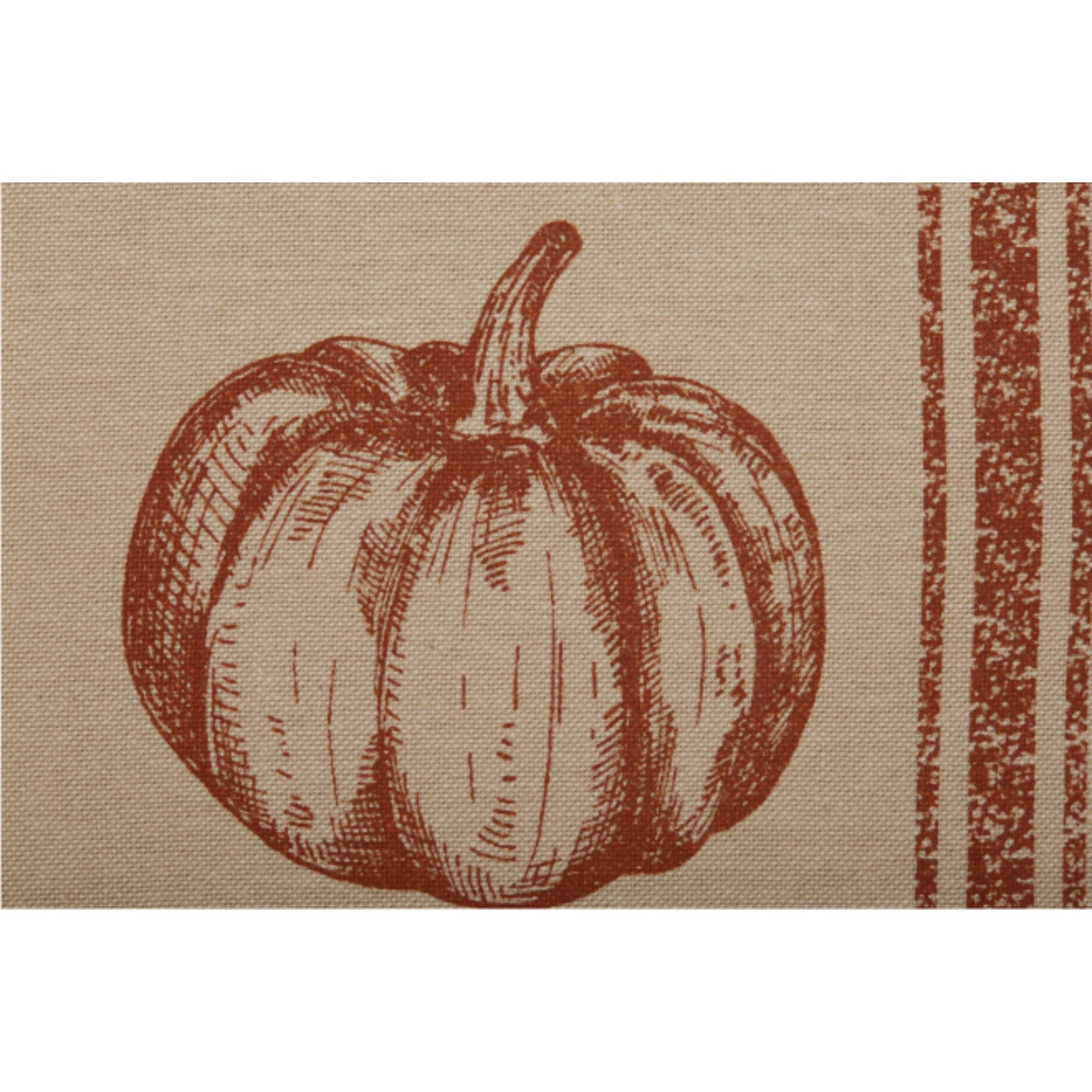 VHC Brands - Harvest Market Pumpkin Placemat Set of 4 18Lx12W - Wines'Designs