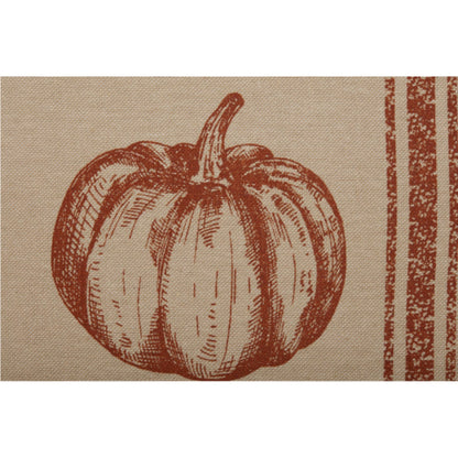 VHC Brands - Harvest Market Pumpkin Placemat Set of 4 18Lx12W - Wines'Designs