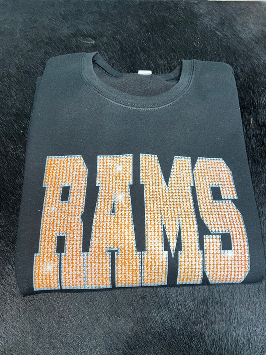 RAMS faux rhinestone - Wines'Designs