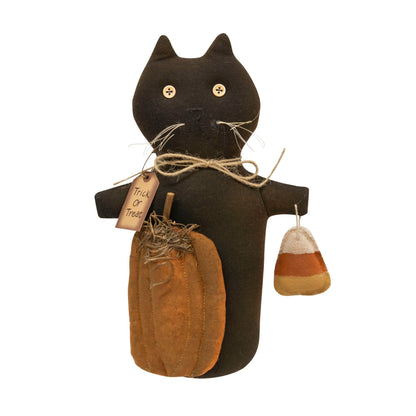 The Hearthside Collection - Trick or Treat Cat Doll - Wines'Designs