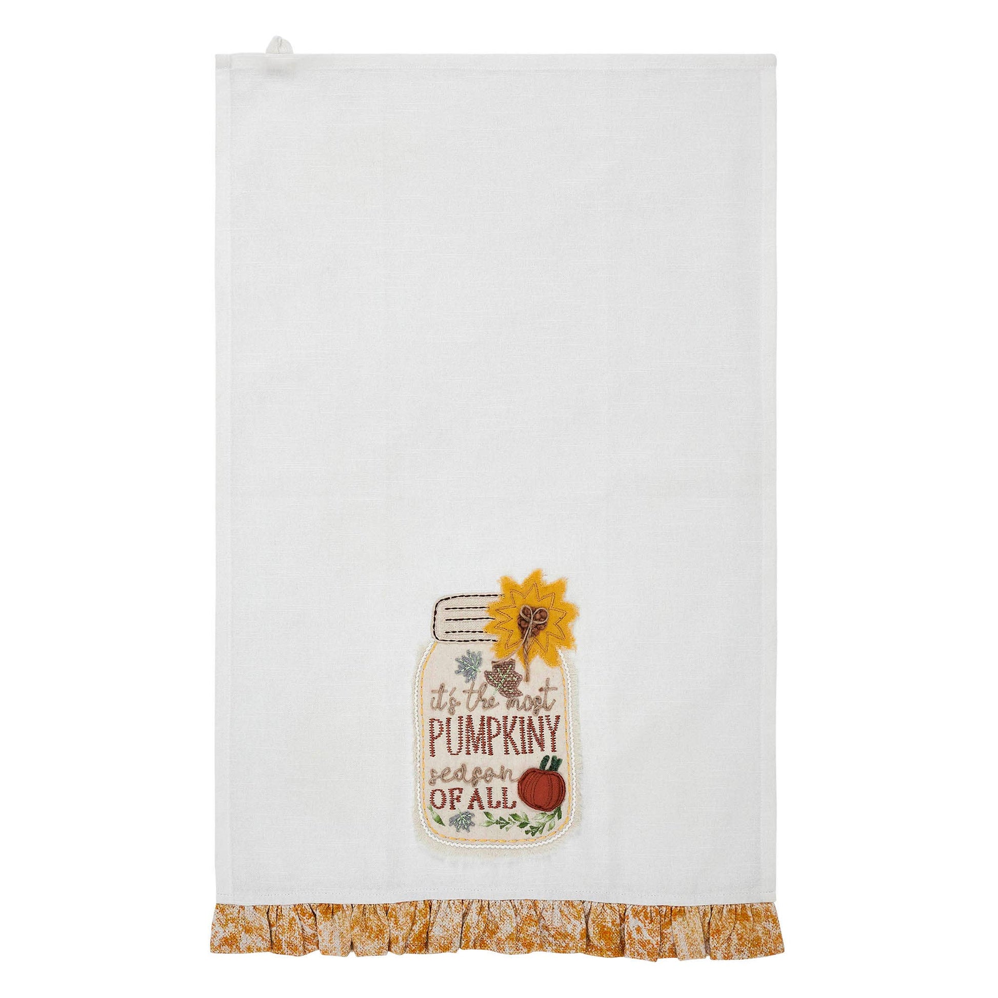 VHC Brands - Pumpkiny Season Tea Towel 19x28 - Wines'Designs