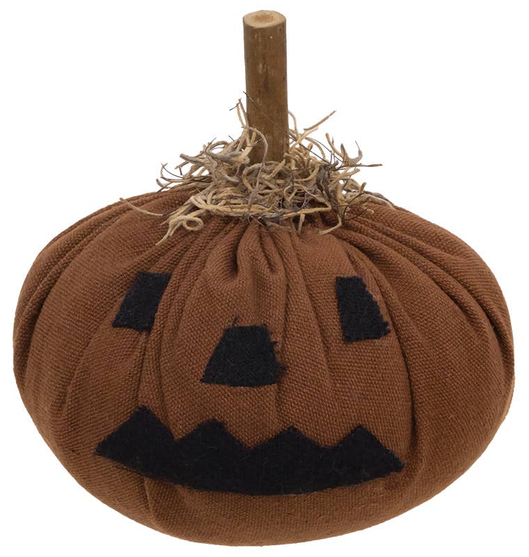 The Hearthside Collection - Stuffed Mini Primitive Jack O Lantern, 3 Assorted - Wines'Designs