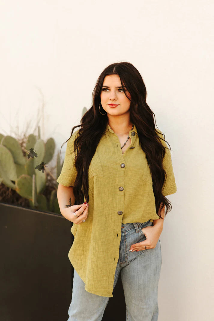 RODEO GROUNDS SHORT SLEEVE BUTTON UP