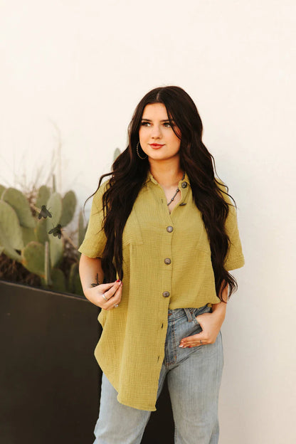 RODEO GROUNDS SHORT SLEEVE BUTTON UP