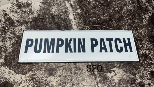 Pumpkin patch metal sign - Wines'Designs