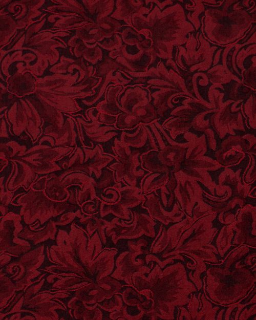 34.5" SCARLET BAROQUE SILK WILD RAG