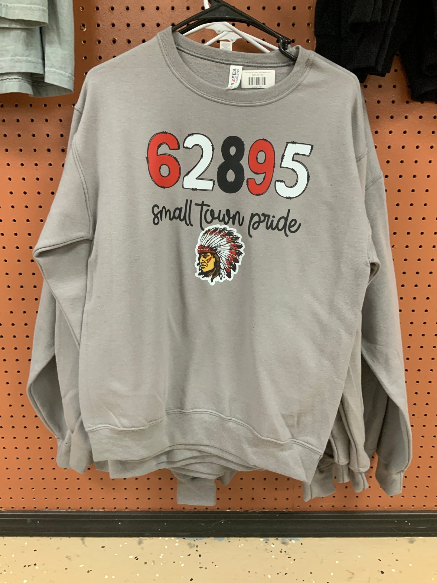 62895 small town pride sweatshirt