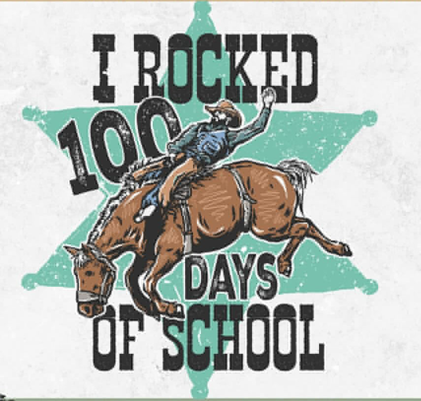 I rocked 100 days of school - Wines'Designs