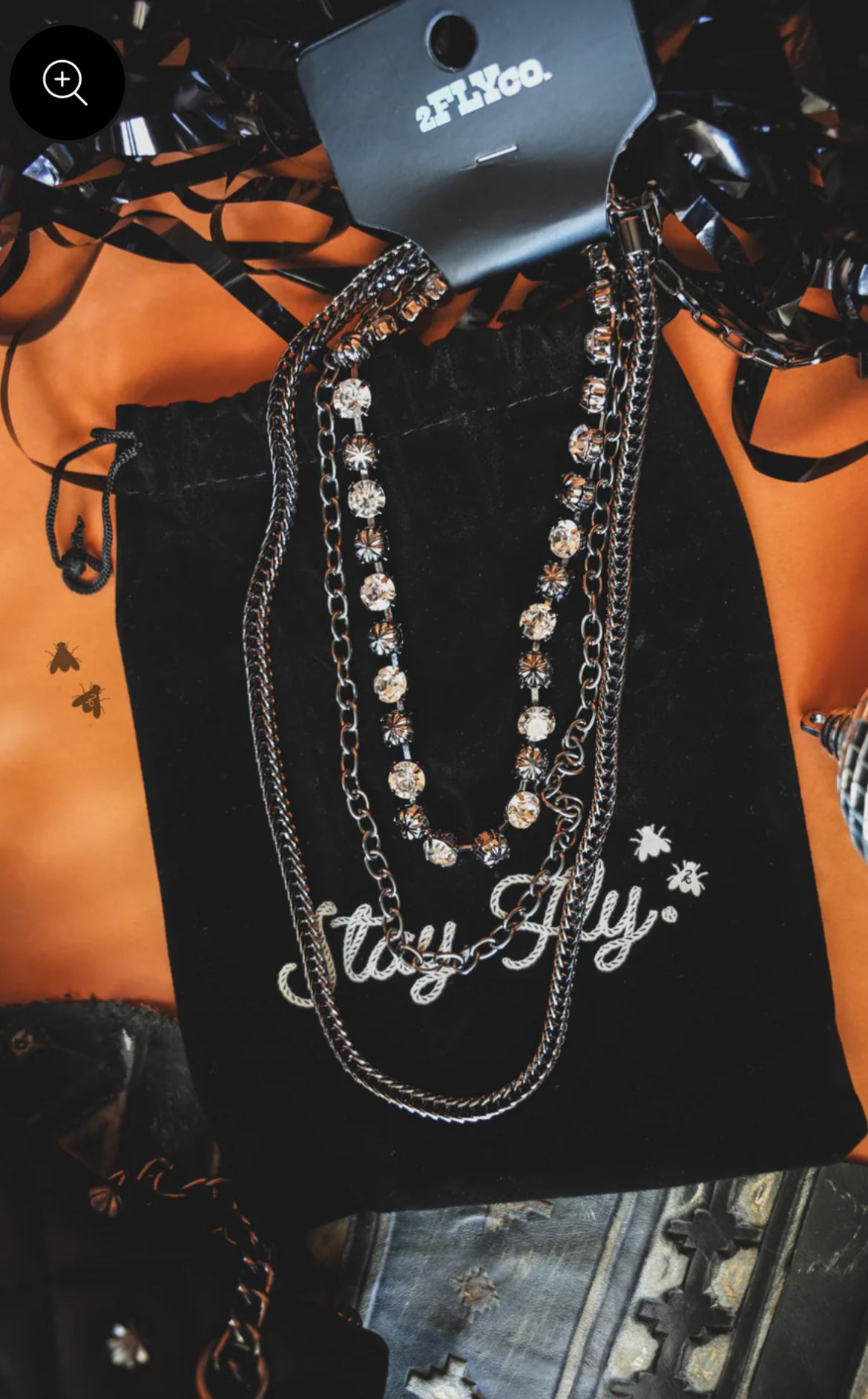 TOO FLY 4 YOU NECKLACE - Wines'Designs