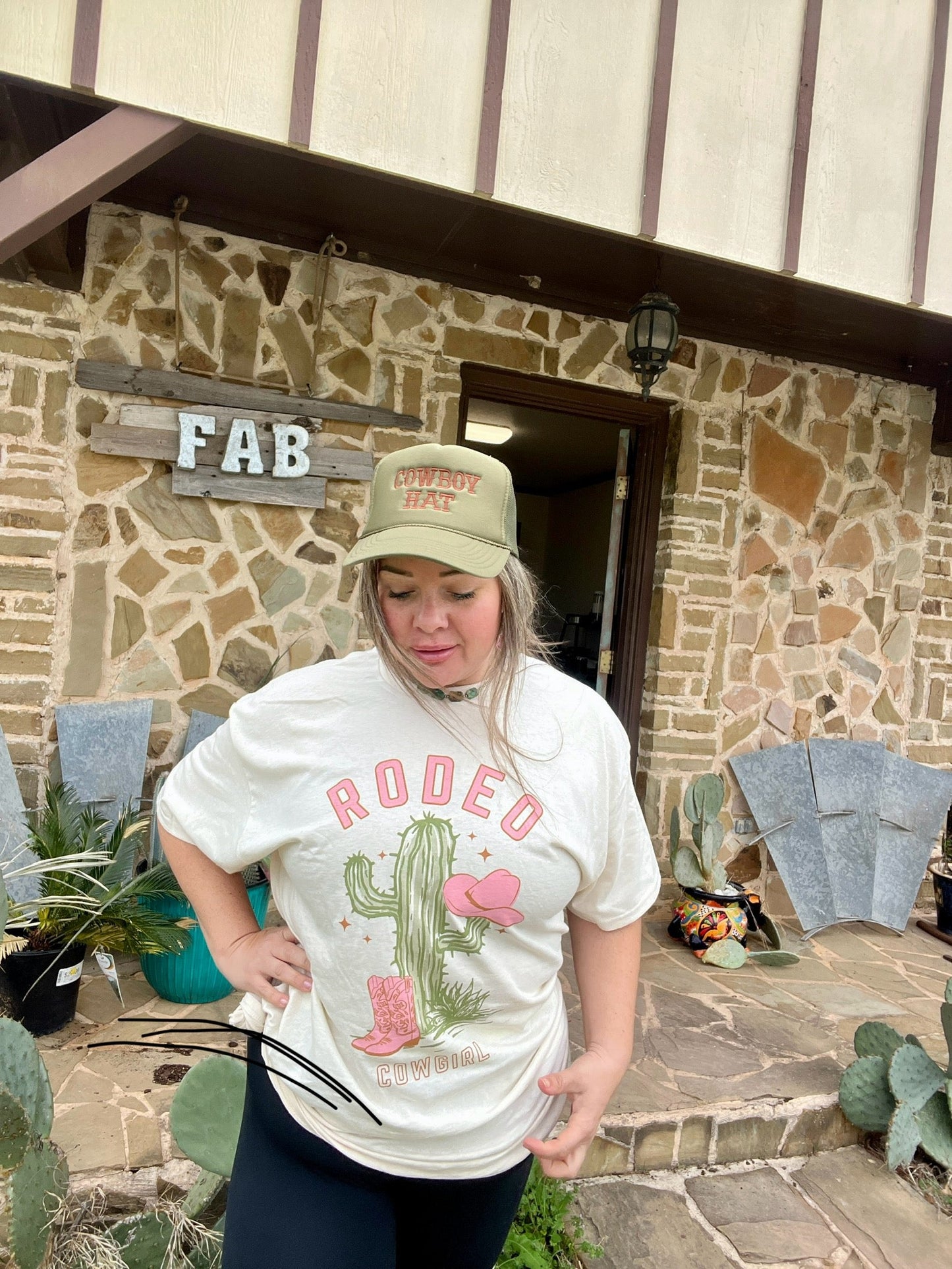 Rodeo Cowgirl Oversized Tee