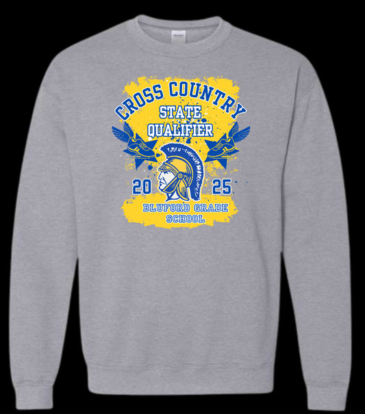 Bluford Cross Country State Qualifier-Qualifier named will be added to the back!