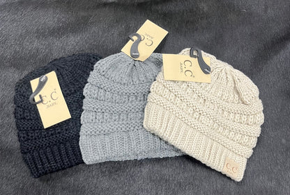 BABY Solid CC Beanie - Wines'Designs