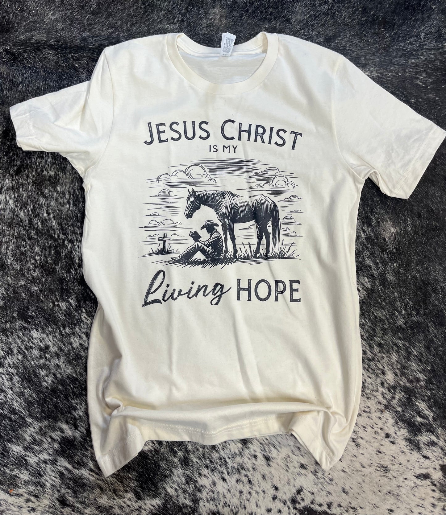 Jesus Christ is my living hope - Wines'Designs