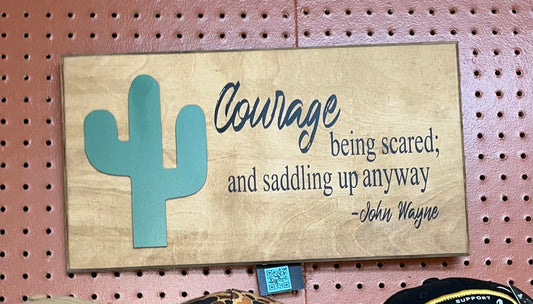 Courage signs - Wines'Designs