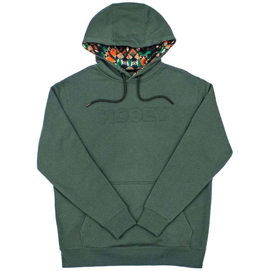 "RIDGE" GREEN/AZTEC HOODY - Wines'Designs