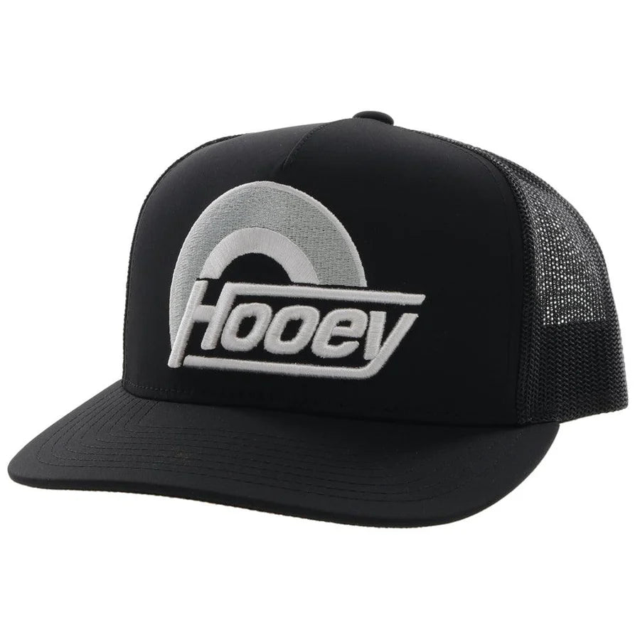 Suds Hooey Black 6-Panel Trucker with Black / White Logo - OSFA