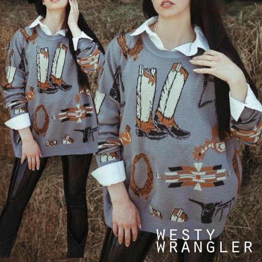 Westy Wrangler knit sweater - Wines'Designs