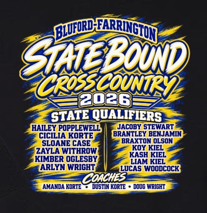 Bluford-Farrington Cross Country State Bound