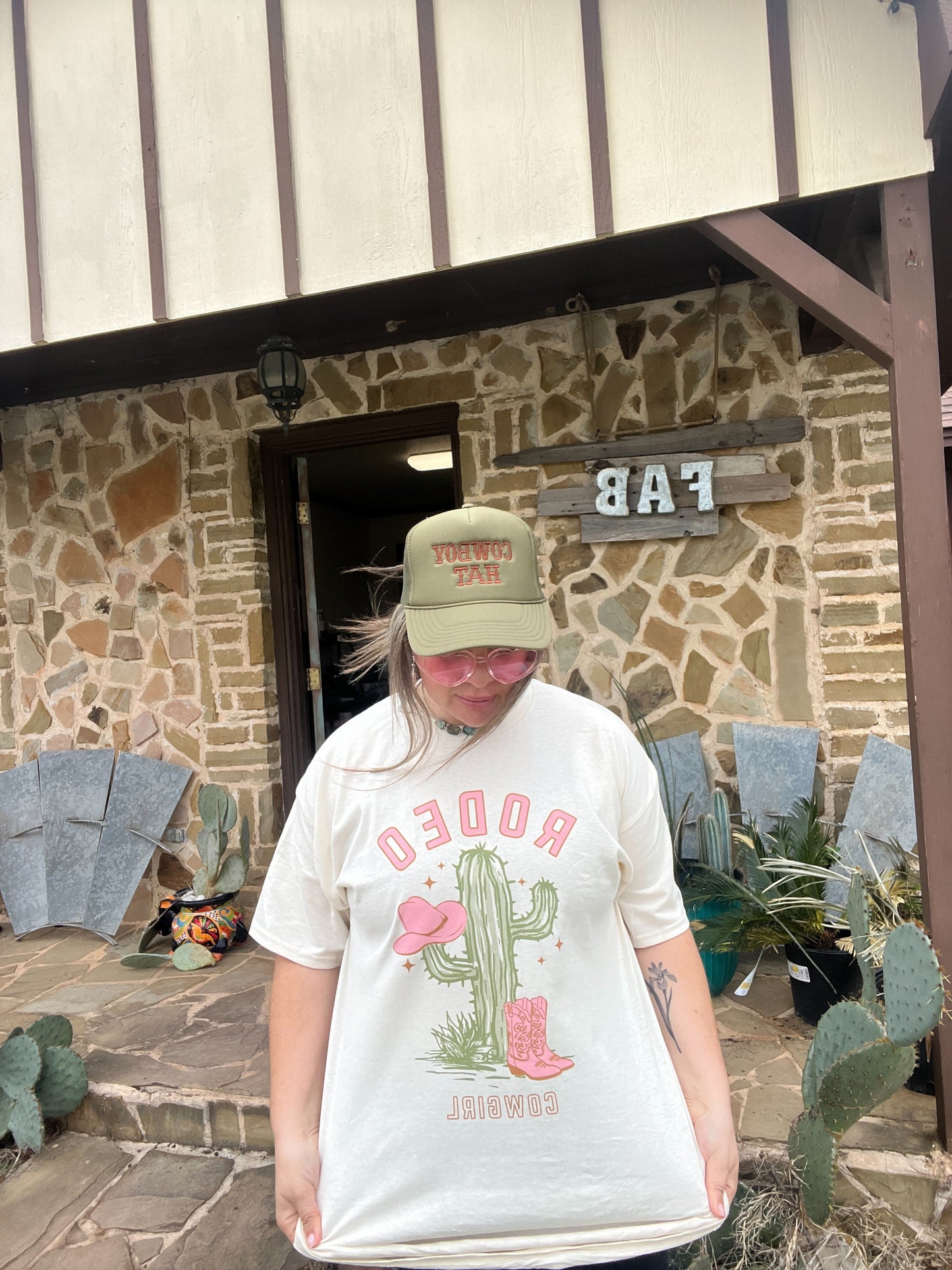 Rodeo Cowgirl Oversized Tee