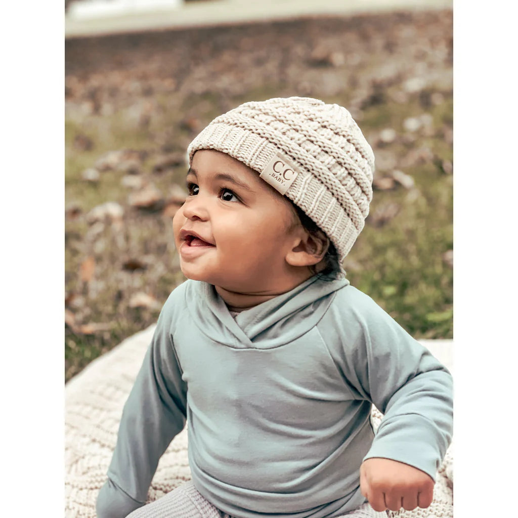 BABY Solid CC Beanie - Wines'Designs