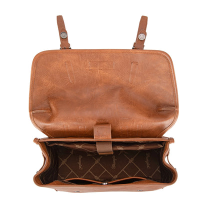 Wrangler Top Handle Carry Satchel/Laptop Bag/Backpack/Crossbody