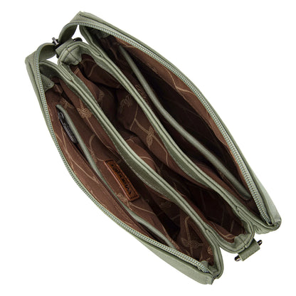 Wrangler Whipstitch Braided Strap Hobo/Crossbody Bag